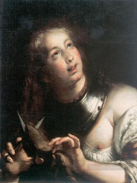 Berenice barroco italiano Bernardo Strozzi Pinturas al óleo